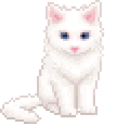 Пиксельный котик